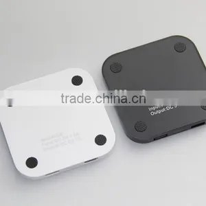 QI Wireless Mobile Phone Battery Charger With Two Usb Output thumbnail-5