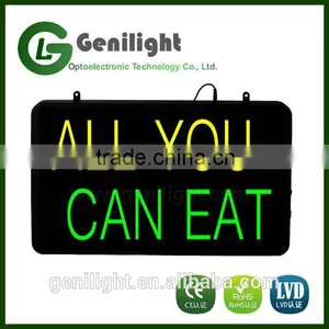 Buffet All You Can Eat Super Bright Business LED Sign thumbnail-1