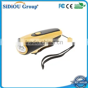 Best Led Dynamo Flashlight Torch With Mobile Phone Charger thumbnail-1