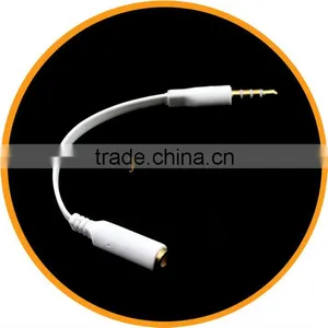 3.5mm 4 Pole Male to Female Headphone Extension Cable Audio Adapter From Dailyetech thumbnail-1