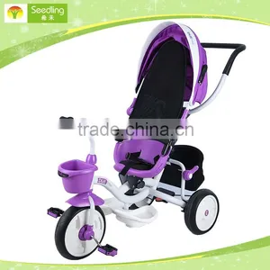 Buy Tricycle Tricycle for Children Small Purple Infant 3 in 1 Tricycle Toddler thumbnail-3