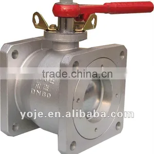 Aluminum Square Flange Type Ball Valve thumbnail-1