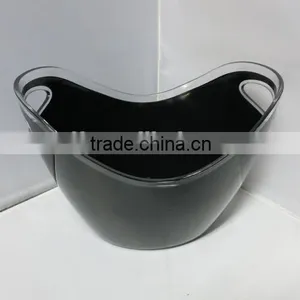 Customized Plastic Double Color Beer Cooler Bucket for Promotion thumbnail-2