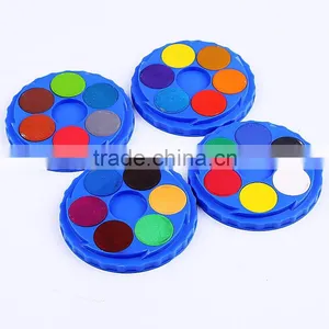 Art Manufacturer Wholesale New Modle 24 Color Watercolour Stack Twist Tray, 20mm*05mmn Large Color Cake thumbnail-6