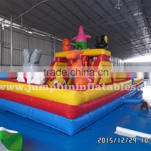 13mL*5mW Large Inflatable Castle/Giant Jumping House Amazing Inflatable Obstacle Course Entertainment Park thumbnail-2