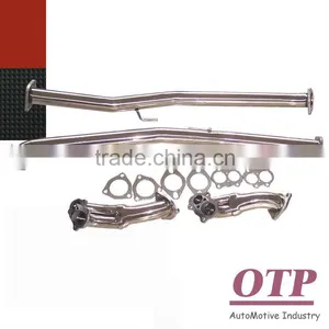 90-96 300ZX Z32 3.0L V6 STAINLESS TURBO DOWNPIPE thumbnail-1