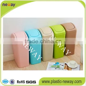Plastic Trash Bin With Lid thumbnail-3