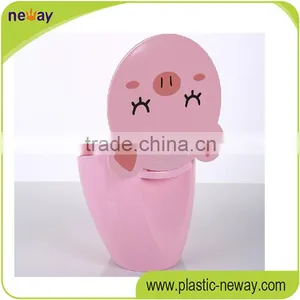 PP New Design Household Oval Recycling Mini Cheap Plastic Decorative Trash Can thumbnail-2