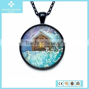 Wholesale Charm Lovely Snow Night Pendant Maker Online thumbnail-2