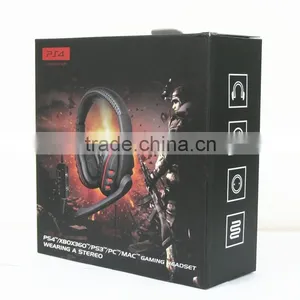New Design Gaming Headset for PS4 With Microphone Earphone thumbnail-3