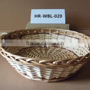 Colorful Handmade Willow Basket Sets With Handle for Fruit or Food thumbnail-4