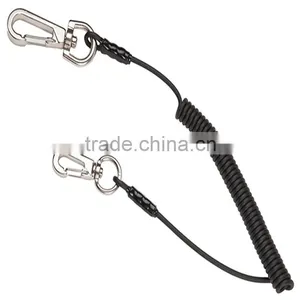 Stainless Wire Core Fishing Strech Lanyard Cord Secure Tool thumbnail-1