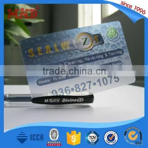 MDP315 New Style Transparent Clear Plastic Business Cards Cheap thumbnail-1
