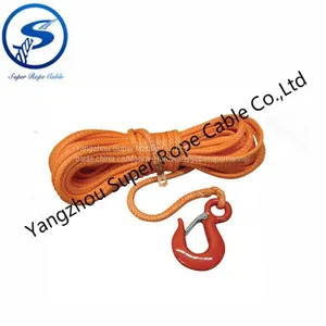 4x4 Winch Rope,12 Strand UHMWPE Towing Rope,sythetic Rope for Winch, UHMWPE Fiber for 12000lbs Winch thumbnail-3