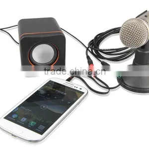 3.5mm Jack Audio Splitter Cable With Gold-plated Connectors--Flat Cable thumbnail-3