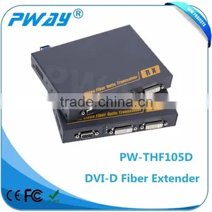 Pinwei USB KVM Extender Distance 2km-10km Support RS232 EDID DVI Fiber Extender thumbnail-4