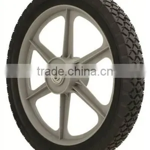 Oregon 72-024 Semi-pneumatic Wheel 14X175 Diamond Tread/metal Wheel/wheelbarow Tyre thumbnail-1