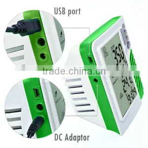 Wall Mount/Desktop Carbon Dioxide CO2 0-9999ppm Monitor Temperature RH Dew Point Wet Bulb TWA STEL Made in Taiwan thumbnail-6