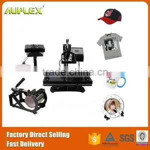 Lowest Cost Digital Sublimation Heat Tranfer 5 in 1 Machine for T-shirt thumbnail-1