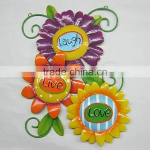 Hanging Metal Flower Garden Decoration Decorative Hanging Flower Garden Flower Love Sign Flower for Garden Decor thumbnail-2