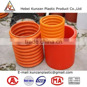 50-250 mm Flexible Underground Corrugated Conduit Modified Polypropylene Pipe for Electrical thumbnail-5