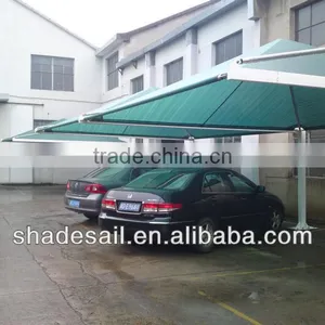 Square HDPE Car Parking Sun Shade Net thumbnail-2