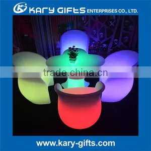 Multi-color Garden LED Cube Seat Plastic Waterproof IP65 LED Light Cube thumbnail-4