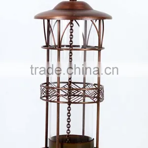 COPPER ANTIQUE LOOKING BIRD FEEDER,LUXURY DESIGN BIRD FEEDER WITH METAL TRAY AND HANGER thumbnail-2