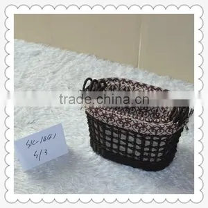 Newest Design Square Antique Handmade Natural Material Willow Basket thumbnail-2