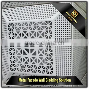 Metal Aluminium Laser Cut Peforated Exterior Wall Cladding Panel for Facade thumbnail-1