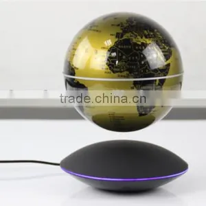 Magnetic Floating Levitation Globe Unique Maglev Globe Gold Color thumbnail-1