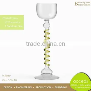 Beatiful Bar Decoration Tea Light Glass Candle Holder thumbnail-5