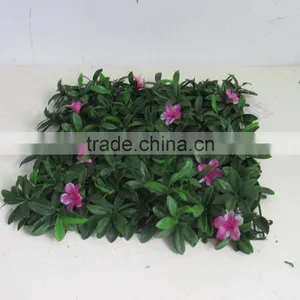 SJ04001008 Interlocking Artificial Mats High Quality Leaf Mat With Flower thumbnail-2