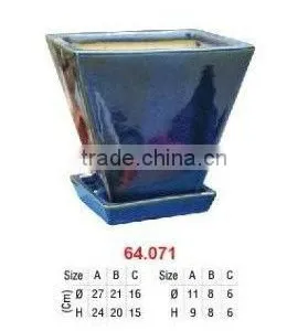 Vietnam Ceramic Indoor Planter Pots thumbnail-4