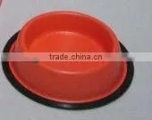 Orange Metal Dog Feeder thumbnail-1