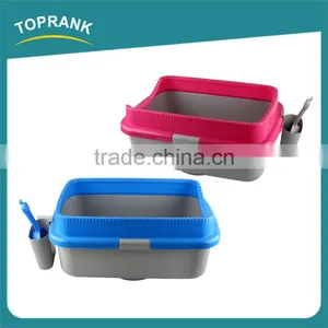 Hot Selling Indoor Outdoor Portable Cat Toilet PP Plastic Cat Litter Box With Scoop thumbnail-4