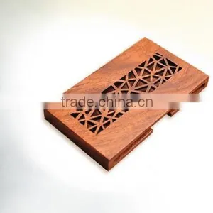 Hollow Wood Business Card Case, Notes Boxes thumbnail-1