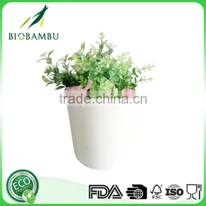 Portable Ecological Hot Design Bamboo Fiber Flower Pot thumbnail-1