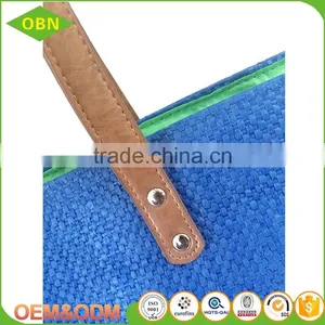 China Wholesale Custom Cheap Fashion Colorful Paper Straw Summer Beach Bag for Girl thumbnail-6