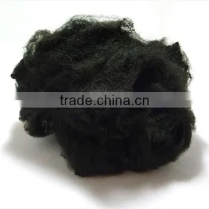 1.5D Recycled Polyester Staple Fiber 38mm Length in Colored for Carpet thumbnail-1