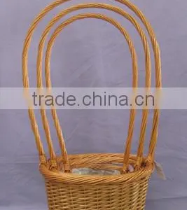 Decorative Oval Willow Basket thumbnail-1