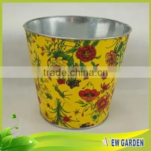 Handicraft Multi-using Excellent Design Flower Printing Home Goods Flower Pots thumbnail-4