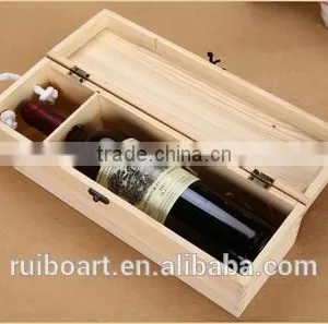 Wooden Wine Box With Handle thumbnail-6