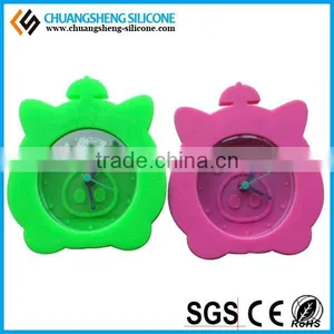 Popular and Cute Cat Silicone Clock thumbnail-1