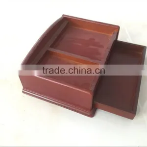 Fashion Wooden Tabletop Lighted Display Cases for Jewelry thumbnail-5
