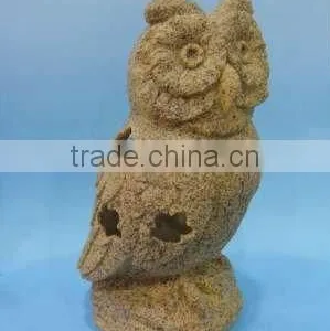 Latest Item Stonelike Owl Design Polyresin Home Decoration thumbnail-1