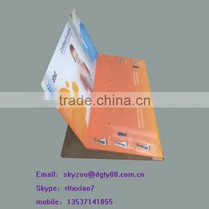 Custom Thermoforming Bending Products Plastic Clear Advertising Stand thumbnail-1