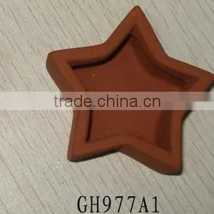 Hot Sale Mini Star Shape Terracotta Candle Holder thumbnail-1