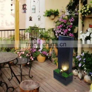 Interior Decoration Black Cool Indoor Waterfall Water Wall thumbnail-2