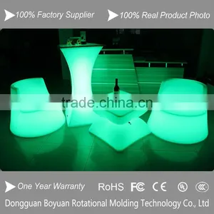 Hot Sales Color Changing Plastic LED Luminous Furniture thumbnail-1